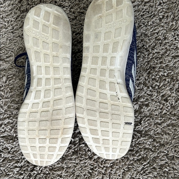 Adidas Blue and White Athletic Sneakers - Picture 3 of 5